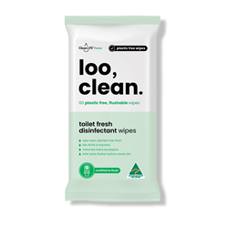 Cleanlife Loo Clean Flushable Wipes