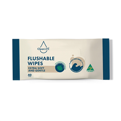 Cleanlife Flushable Soft & Gentle Wipes