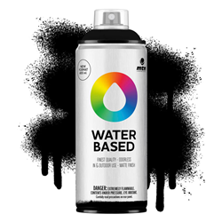 MTN Water Based Spray Paint 400ml Black