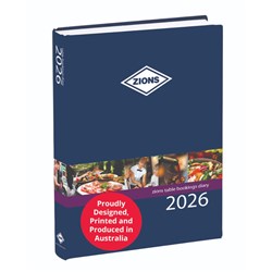 Zions 2026 Table Bookings Diary