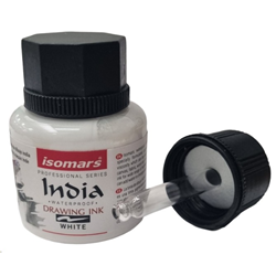 Isomars India Drawing Ink 35ml White