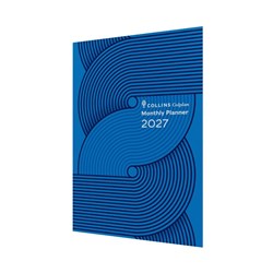 Collins 2027 Colplan 51W A4 Month To A View Blue Geo Planner
