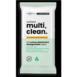 CleanLife Home Surface Multi, Clean Disinfectant Wipes