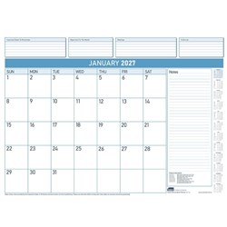 Sasco 2027 518x378mm Deluxe Month to View Desk Top Year Planner Refill