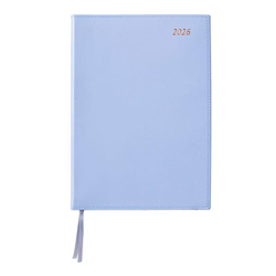 Cumberland Soho 2026 Diary A4 Week to View Misty Blue Diary