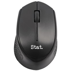 Stat. Black Wireless Mouse
