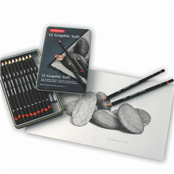 Derwent Graphic pencils Sketch 9B-H Tin12