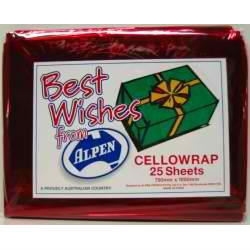 Rainbow Cellophane 900mmx1m Assorted  Colours