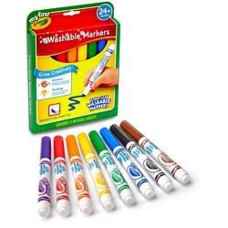 Crayola My First Washable Round Nib Marker Assorted Pack of 8