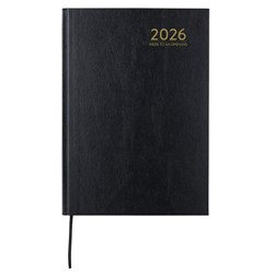 Cumberland 2026 Classic Black A4 Week To View Diary