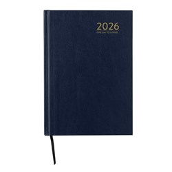 Cumberland 2026 Classic Black A5 Day To Page Diary