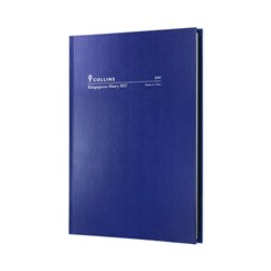 Collins 2027 Kingsgrove 341 A4 Week To View Blue Diary