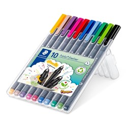 Staedtler Triplus 10 Assorted Fineliner Pen