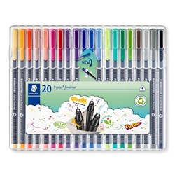 Staedtler Triplus 20 Assorted Fineliner Pen