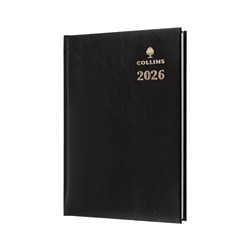 Collins 2025 Sterling 384 A5 Week To View Black Diary