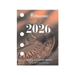 Collins 2026 Side Opening Calendar Refill