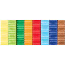 Corrugated Cardboard Strip Pack 56 -Colored