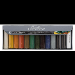Cretacolor Art Chunky Charcoal Set 12 Assorted