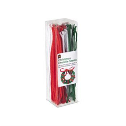 EC Chenille Stems Pipe Cleaners - Christmas Pack 200