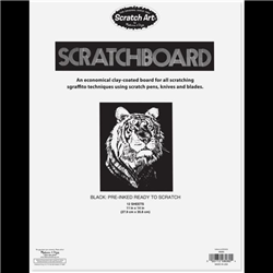 Scratch Art by Melissa & Doug ScratchBoard - Black - 279x355mm