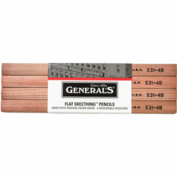 General's Flat Sketching Pencil - Soft