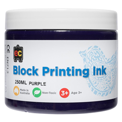 EC Block Printing Ink 250ml - Purple
