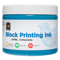 EC Block Printing Ink 250ml - Turquoise