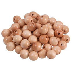 Zart Wooden Beads 25mm 100 Natural