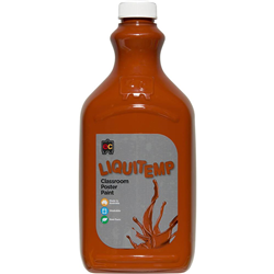 Liquitemp Poster Paint 2L - Burnt Sienna