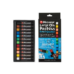 Micador Watersoluble Oil Pastels - 12 Pack