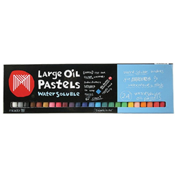 Micador Watersoluble Oil Pastels - 24 Pack