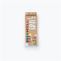 Micador Easy Wash Mega Oil Pastel, Pack 12 Micador Jr.