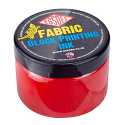 ESSDEE FABRIC BLOCK PRINTING INK RED 150mL