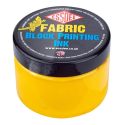 ESSDEE FABRIC BLOCK PRINTING INK YELLOW 150mL