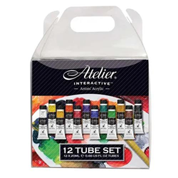 Atelier Interactive Artists Acrylic - 12 x 20ml Tube Set