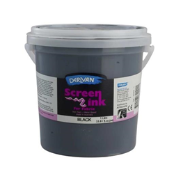 Derivan Screen Ink 1L - Black