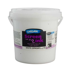 Derivan Screen Ink 1L - White (Opaque)