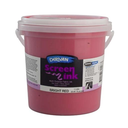 Derivan Screen Ink 1L - Bright Red