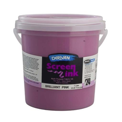 Derivan Screen Ink 1L - Brilliant Pink