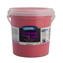 Derivan Screen Ink 1L - Scarlet