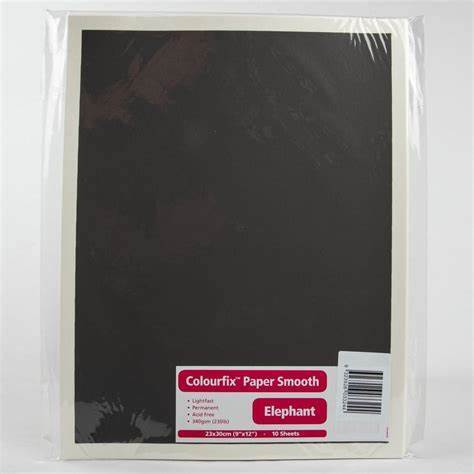 Decorative Paper - Art Spectrum Colourfix Paper 23x30cm - Elephant ...